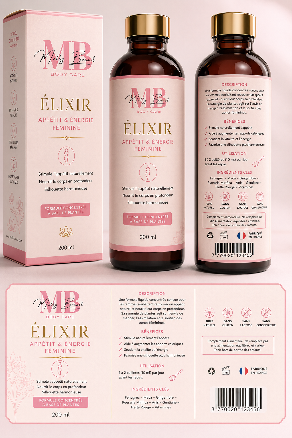 NOUVEAU Elixir booster de formes