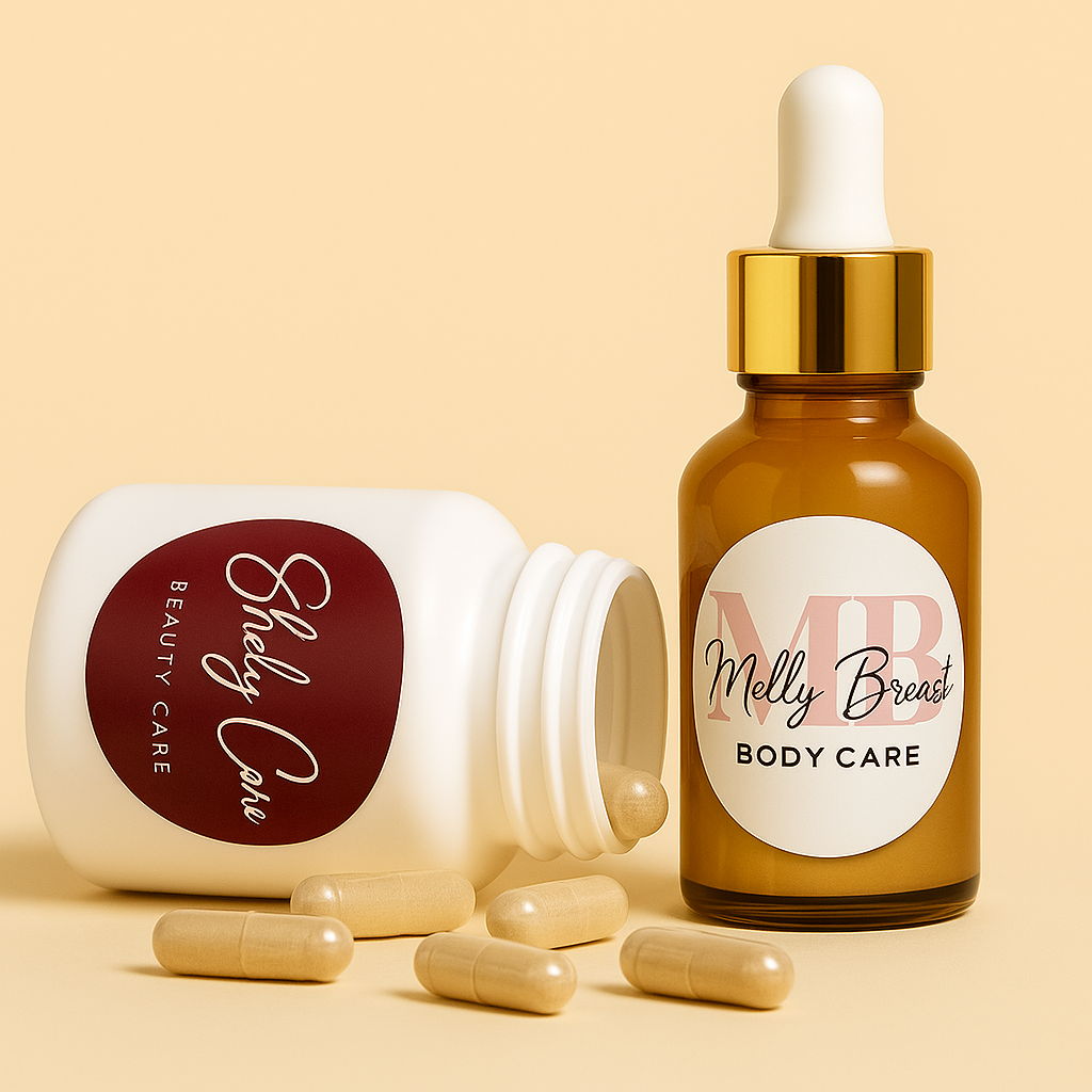 MellyBreast - Duo huile + complément prises de formes